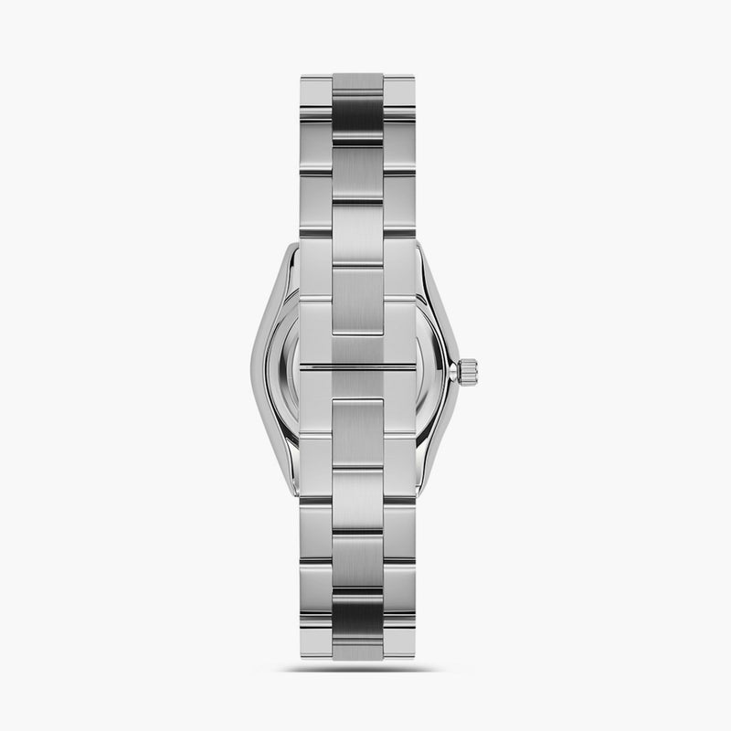 OMAX ساعة أومكس فضية أنالوج للنساء - Image 3